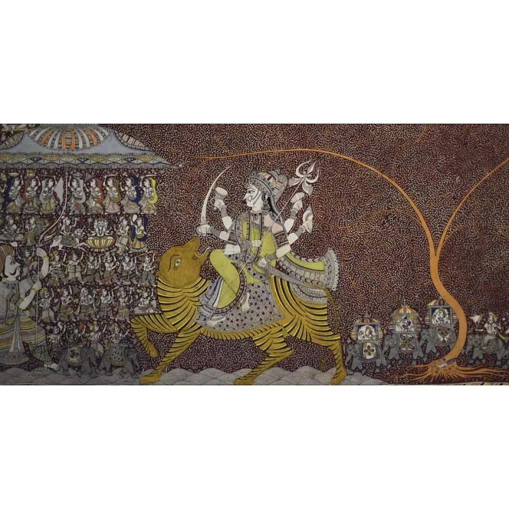 shop online Sacred cloth of the Goddess - Chandraghanta (36" x 72")
