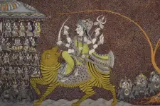 Sacred cloth of the Goddess - Chandraghanta (36" x 72")