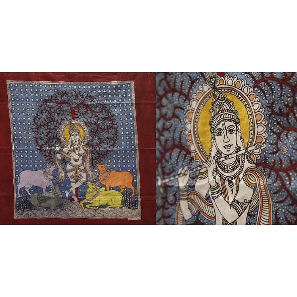 shop online Sacred cloth of the Goddess - Krishna (18" x 24")
