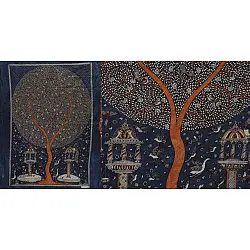 Sacred cloth of the Goddess - Moon Tree (26" x 36")