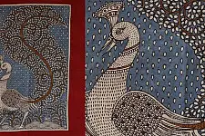 Sacred cloth of the Goddess - Peacock (18" x 20")