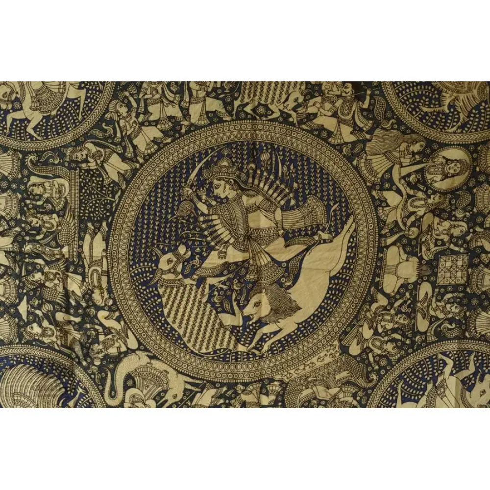 shop online Mata ni Pachedi Painting - Ambika in Blue Background 