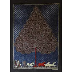 Sacred cloth of the Goddess | Mata ni Pachedi Painting ~ Tree of Life (30" x 42")