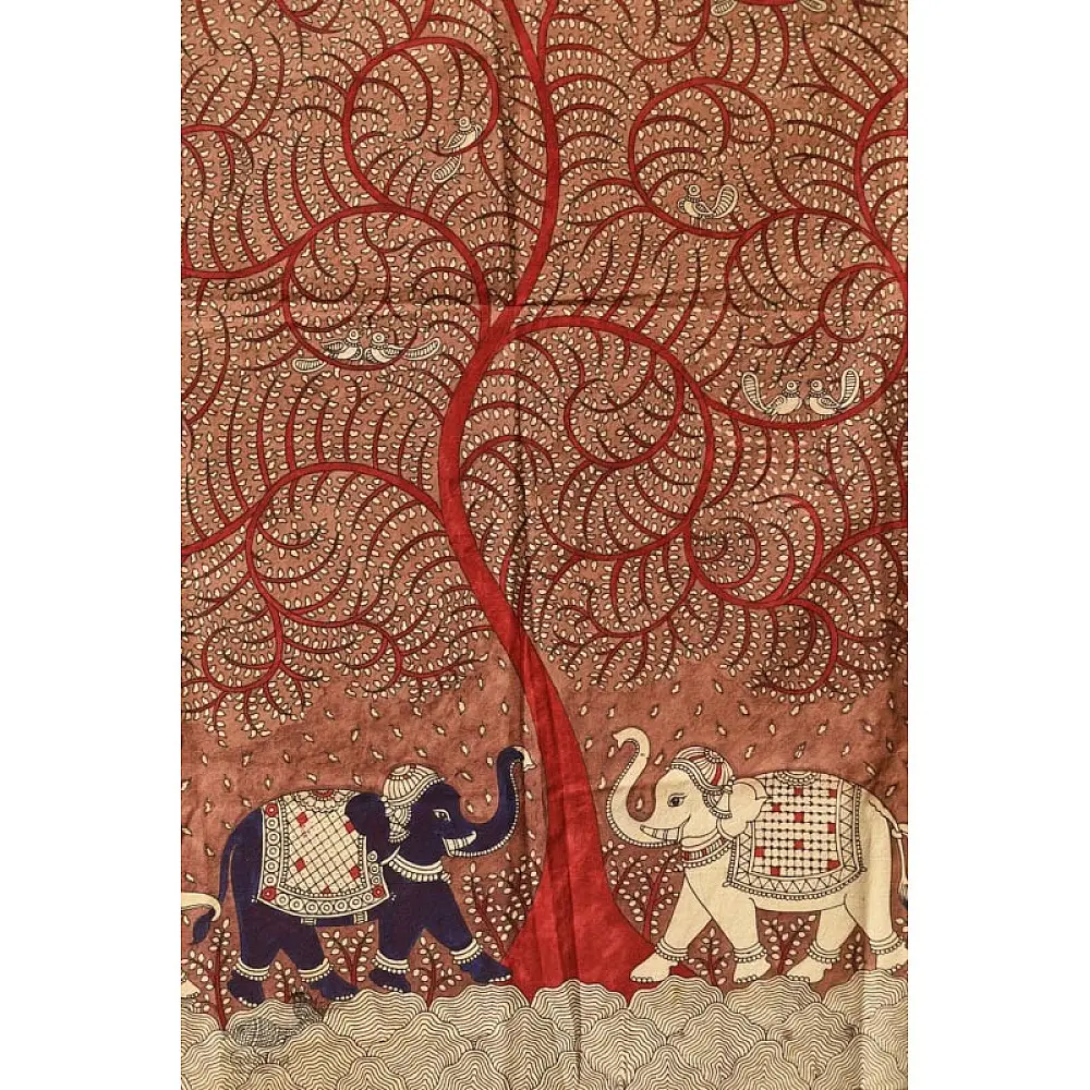 shop online tree-elephant painting - matani pachedi