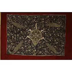 Sacred cloth of the Goddess | Mata ni Pachedi Painting ~ Turtle ( 27x22 inch)