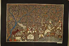 Sacred cloth of the Goddess | Chandraghanta (27" x 20")