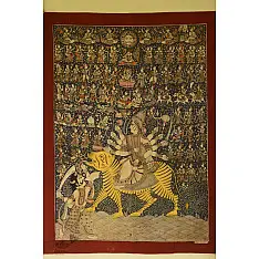 Sacred cloth of the Goddess | Ambika (46" x 33") 