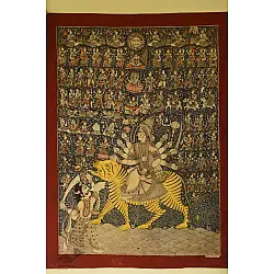 Sacred cloth of the Goddess | Ambika (46" x 33") 