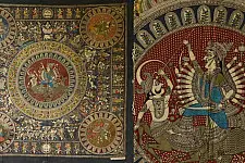 Sacred cloth of the Goddess | Mata ni Pachedi Hand Painted Painting (54" x 52")
