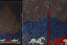 Sacred cloth of the Goddess | Mata ni Pachedi Painting ~ Tree of Life (30" x 42")