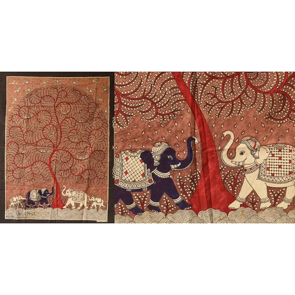 shop online tree-elephant painting - matani pachedi