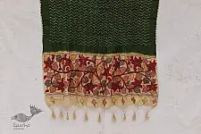 संधि  ⊱ Kalamkari Bandhni ⊱ Munga Silk ⊱ Dupatta ⊱ 8