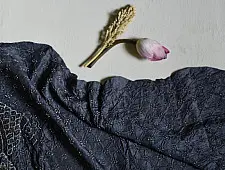 Ada . अदा | Bandhani Tussar Silk Stole - Grey