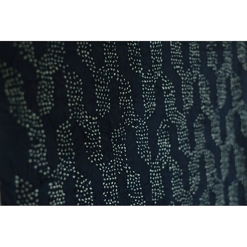 shop Natural Color - Mul Handloom Cotton - Bandhani Stole 