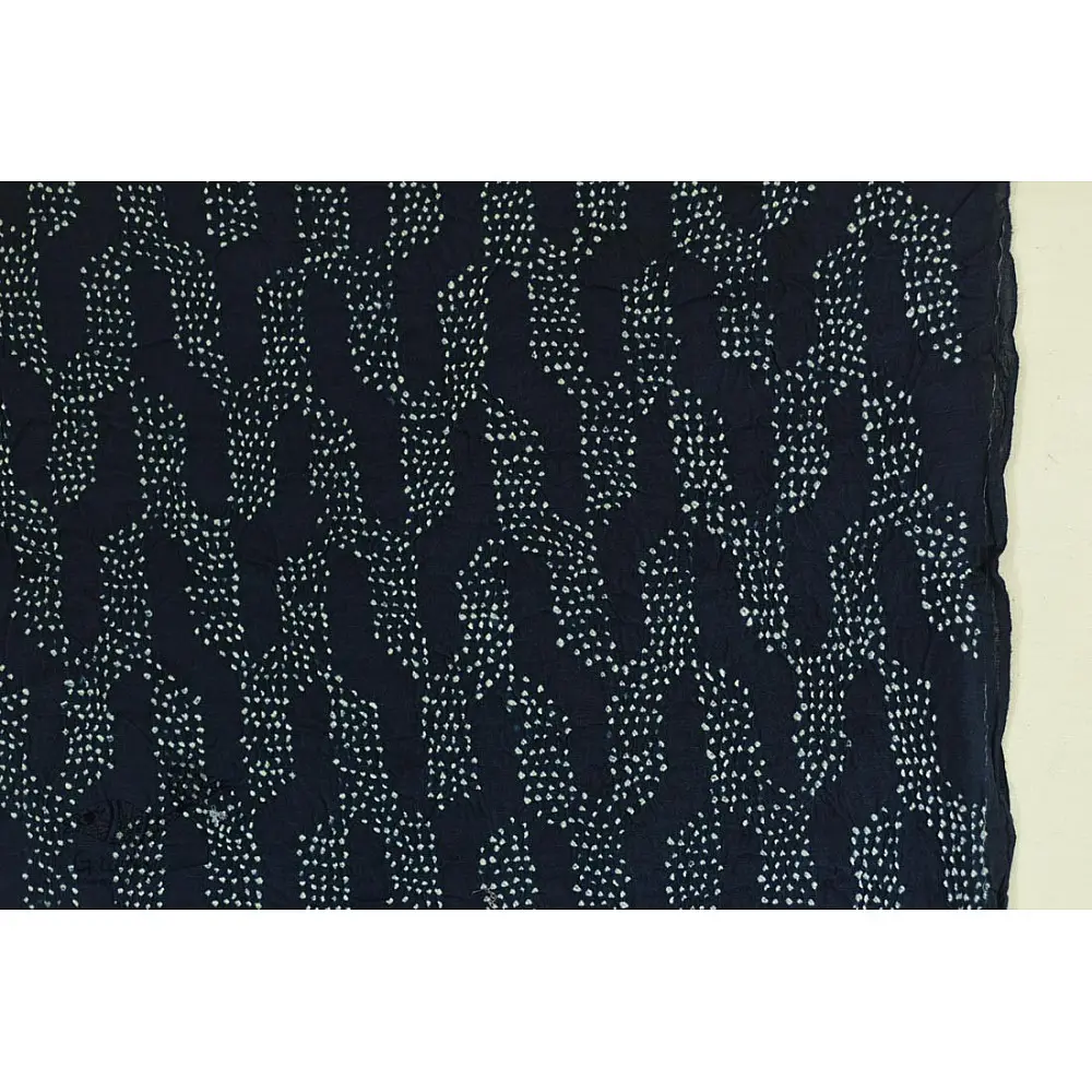 shop Natural Color - Mul Handloom Cotton - Bandhani Stole 