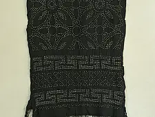 Lahza . लहज़ा | Cotton by Eri Silk - Bandhani Stole - Black