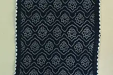 Lahza . लहज़ा | Natural Color Bandhani - Handloom Cotton Stole - Indigo