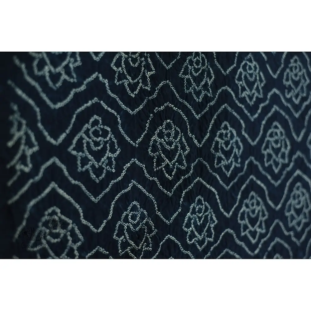 shop Natural Color bandhani -  Handloom Cotton Grey Stole 
