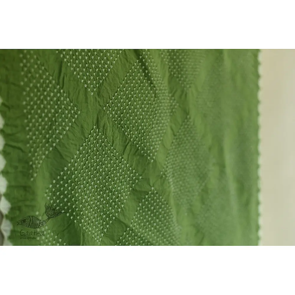 shop Designer Cotton - Bandhani Stole 