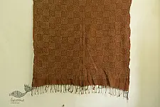 Lahza . लहज़ा | Cotton - Tie & Dye Dupatta - Brown