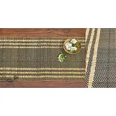 Kopai-Paar ∷ Madur Kathi Natural Fibre ∷ Runner – Black Diamonds