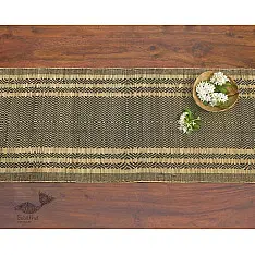 Kopai-Paar ∷ Madur Kathi Natural Fibre ∷ Runner – Black Diamonds