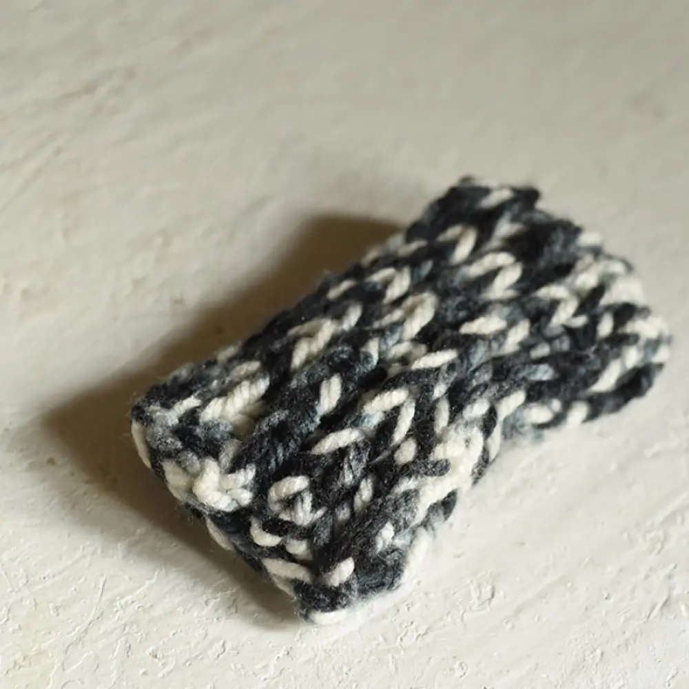 shop Hand Knitted - Woolen Off White Socks With Hair Band - For Girls