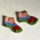 shop Hand Knitted - Woolen Socks With Hair Band - For Girls