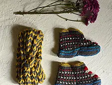 Igloo ~ Himalayan - Woolen Socks With Hair Band 