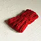 shop Hand Knitted - Woolen Socks With Hair Band - For Girls - Purple & Red