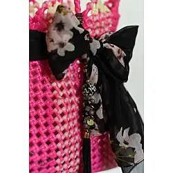 The Blue Lotus | Multipurpose Pink Bag
