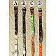 the blue lotus handcrafted slim leather belt four color options tan orange lime green dark brown sleek minimalist casual waist belt gaatha