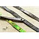 the blue lotus handcrafted slim leather belt four color options tan orange lime green dark brown sleek minimalist casual waist belt gaatha