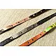 the blue lotus handcrafted slim leather belt four color options tan orange lime green dark brown sleek minimalist casual waist belt gaatha