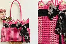 The Blue Lotus | Multipurpose Pink Bag