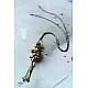shop Beaded Dangler With Chain Tassels