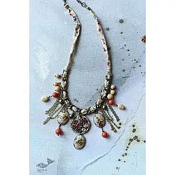 Bohemian Rhapsody | Designer Fabric Necklace 