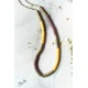 shop online handmade necklace - Yellow & Brown Necklace