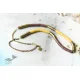 shop online handmade necklace - Yellow & Brown Necklace