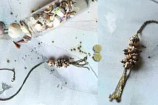 Bohemian Rhapsody | Beaded Dangler With Chain Tassels