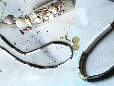 Bohemian Rhapsody | Necklace - Silver, White & Black