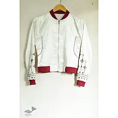 Hand Embroidered Mashru Jacket