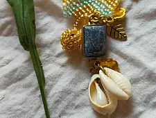 Power Goddess | Bead & Gemstone Bracelet - Light Green