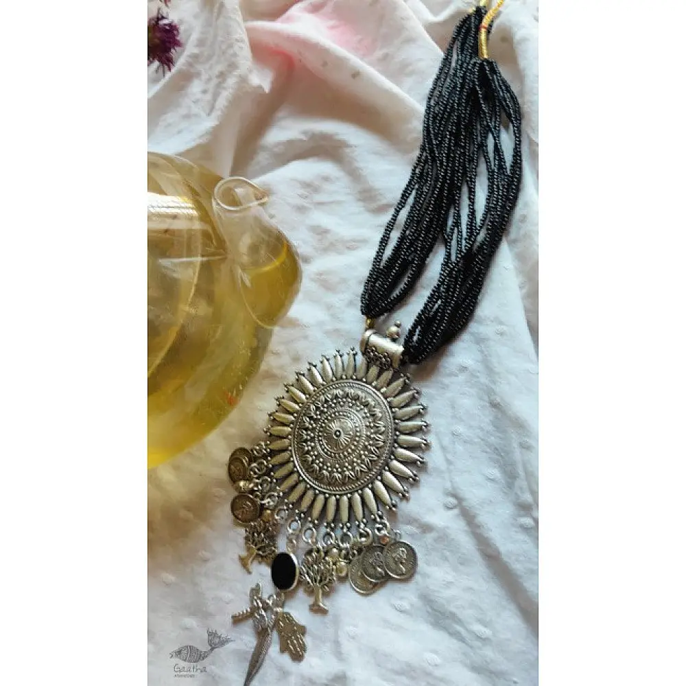 shop handmade Designer Bead & stone Long Necklace