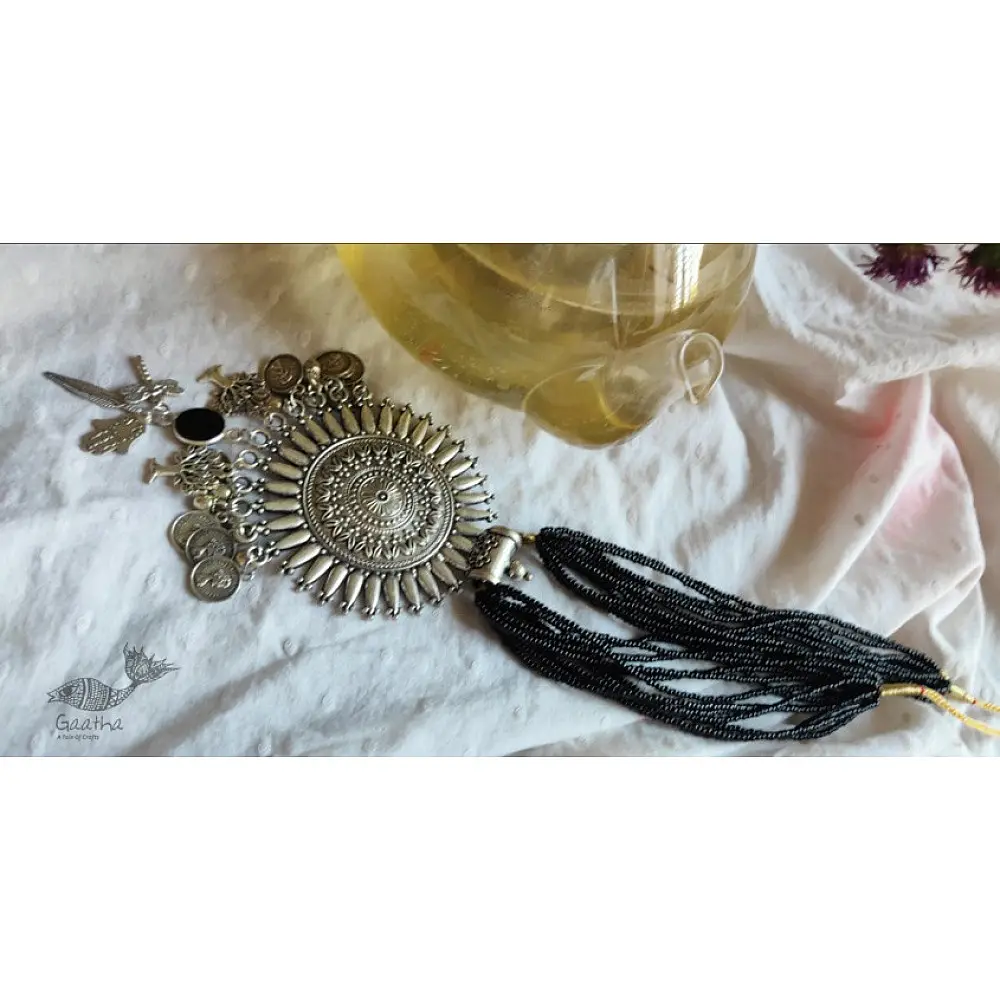 shop handmade Designer Bead & stone Long Necklace