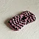 shop Hand Knitted - Woolen Socks With Hair Band - For Girls - Pink & Brown