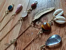 Summer Solstice ~ Stone Dreamcatcher - 15B