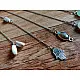shop handmade stone and metal dream catcher - hangings
