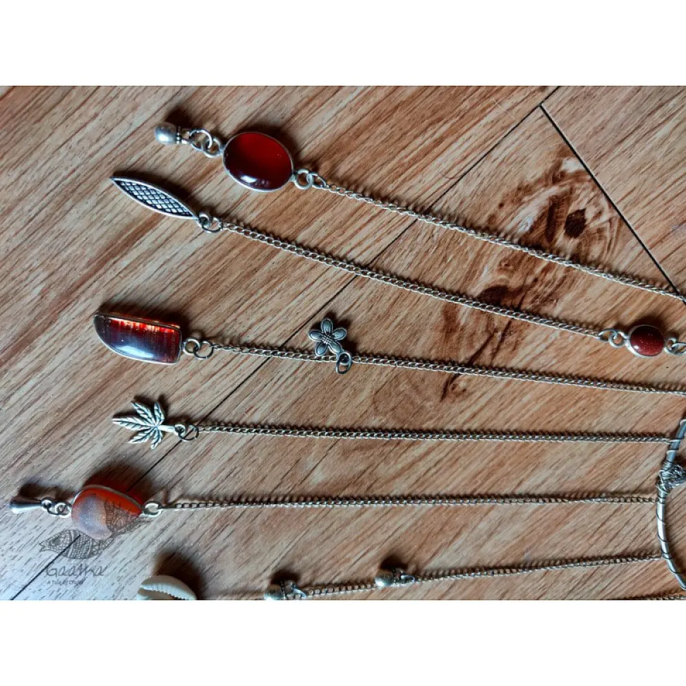 shop handmade stone and metal dream catcher - hangings