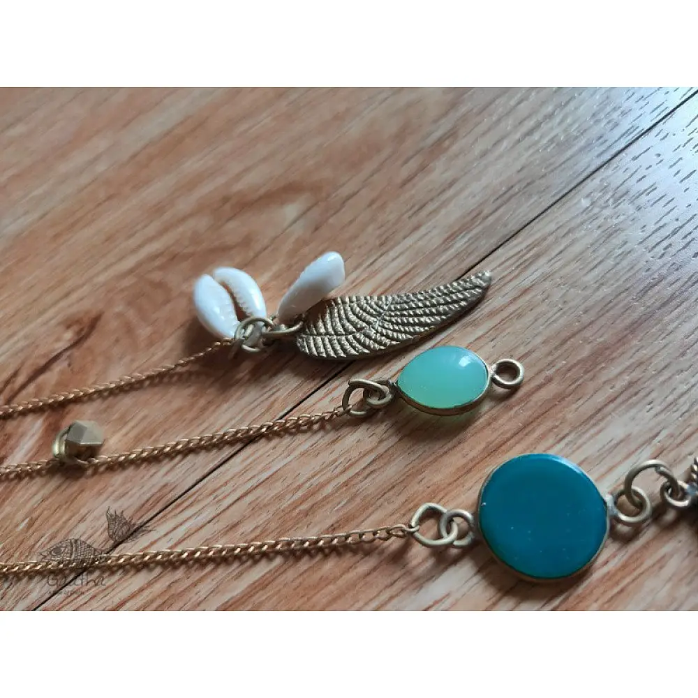 shop handmade stone and metal dream catcher - hangings